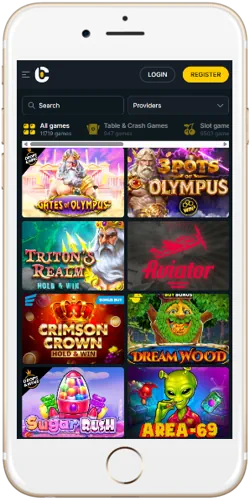 Campeonbet Nigeria app on smartphone